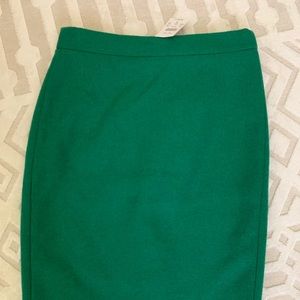 NWT J.Crew Factory Wool Pencil Skirt